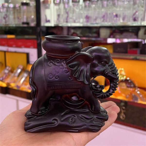 Crystal Ball Base Elephant Tree Stump Buddha Hand Resin Statue Crafts Ornaments Mascot Furniture Accessories Home Decoration