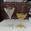 Crystal Ball Base Mesh Wine Glass Alloy Magic Sphere Display Stand Living Room Wine Cabinet Home Decoration Photography Props