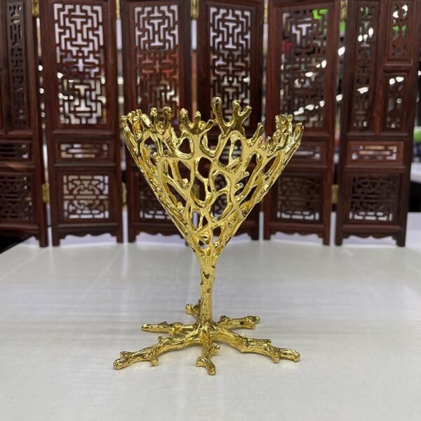 Crystal Ball Base Mesh Wine Glass Alloy Magic Sphere Display Stand Living Room Wine Cabinet Home Decoration Photography Props