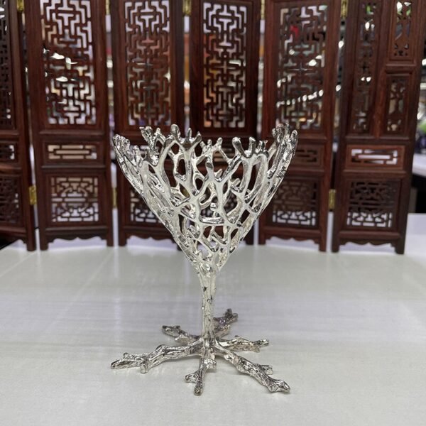 Crystal Ball Base Mesh Wine Glass Alloy Magic Sphere Display Stand Living Room Wine Cabinet Home Decoration Photography Props