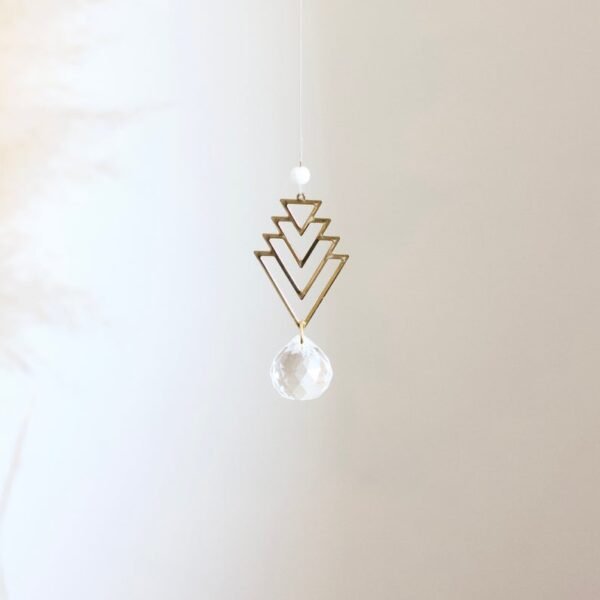 Crystal Geometry Suncatcher Crystal Prism Window Hanging Home Decor