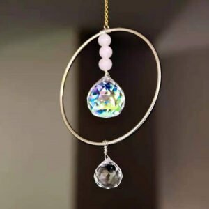 Crystal-Prism-Suncatcher-Rainbow-Catcher-Windows-Hanging-Home-Decor Crystal Prism Suncatcher Rainbow Catcher Windows Hanging Home Decor