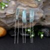 Crystal Quartz Raw Hair Pin Bridal Hair Pin Handmade Qquartz Bobby Pin Boho Unique Hair Piece Wedding