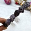 Crystal Rough Stone Crown Raw Crystal Irregular Quartz  Amethyst Seven Chakra Hair Band BOHO Gift