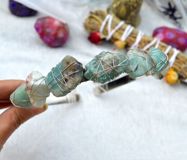 Crystal Rough Stone Crown Raw Crystal Irregular Quartz  Amethyst Seven Chakra Hair Band BOHO Gift