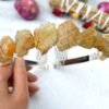 Crystal Rough Stone Crown Raw Crystal Irregular Quartz  Amethyst Seven Chakra Hair Band BOHO Gift