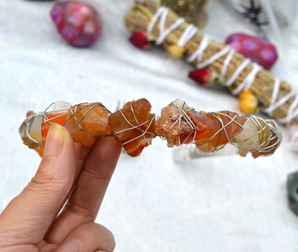 Crystal Rough Stone Crown Raw Crystal Irregular Quartz  Amethyst Seven Chakra Hair Band BOHO Gift
