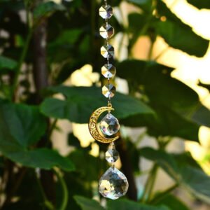 Crystal-Suncatcher-Crescent-Moon-Window-Hanging-Rainbow-Maker-Door-Hanging-For-Home-Decor Crystal Suncatcher Crescent Moon Window Hanging Rainbow Maker Door Hanging For Home Decor