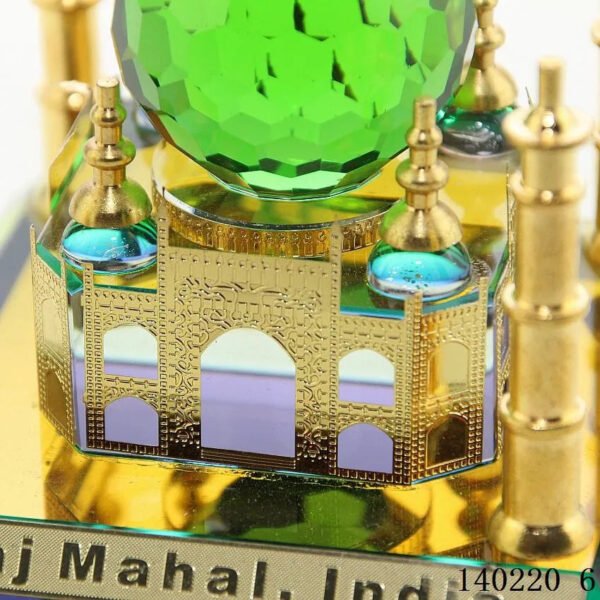 Crystal Taj Mahal Mosque Home Decor Muslim Perfume Ornaments Gift Tabletop Church Utensils