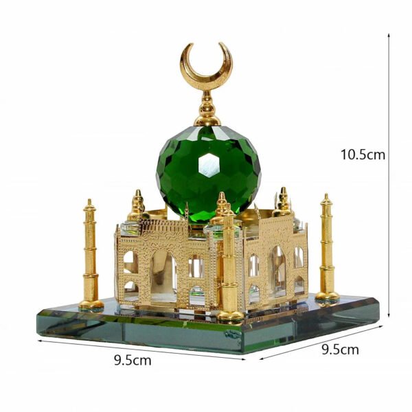 Crystal Taj Mahal Mosque Home Decor Muslim Perfume Ornaments Gift Tabletop Church Utensils
