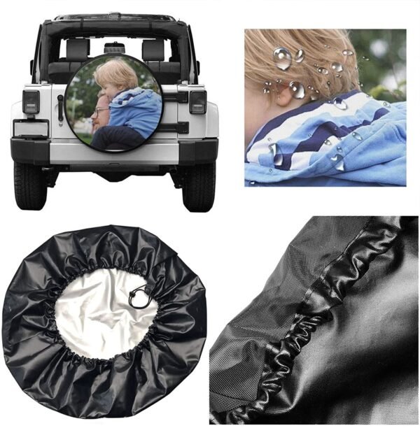 Custom Spare Tire Cover Cover Car Your Imagetext Name Universal Wheel Tire Protector Fit Camper Tires Car Outdoor Custom Cover - Car Covers