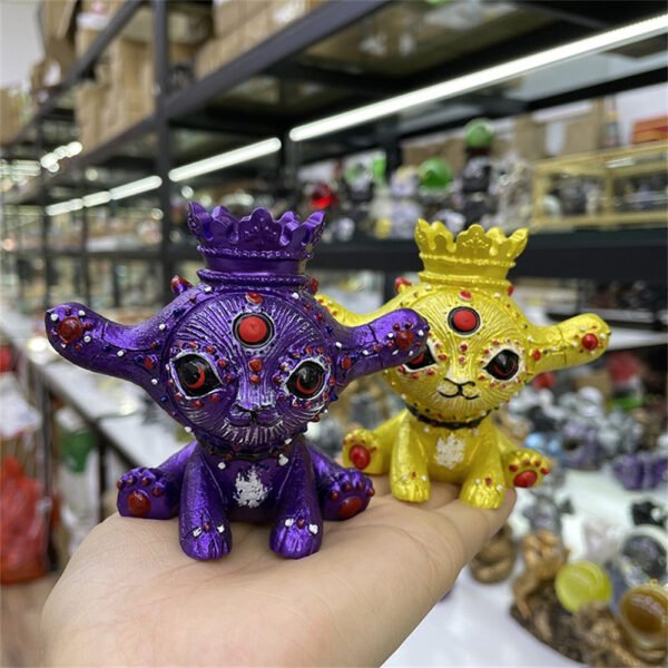 Cute Fantasy Creature Elf Resin Crafts Crystal Ball Base Sphere Bracket Desktop Decoration Creative Home Decoration
