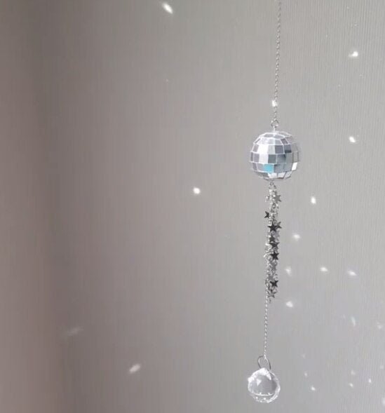 Disco Ball Suncatcher | Lunar Suncatcher |wall Hanging | Boho Decor