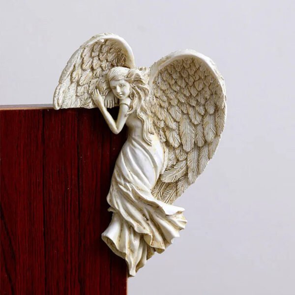 Door Frame Redemption Angel Resin Ornament Home Decor Statue Church Utensils