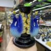 Double Peacock Resin Figurine Statue Sculpture Crystal Ball Base Sphere Display Stand Office Home Decoration Perfect Gift