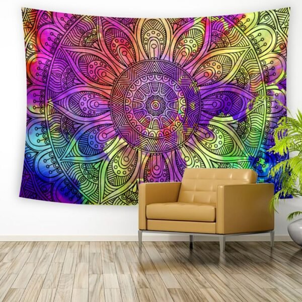 Dream Color Tapestry Wall Decor Mandala Tapestry Wall Hanging Witchcraft Aesthetic Room Decor Tapestry  Wall Decor