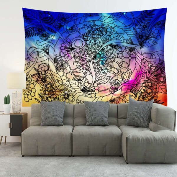 Dream Color Tapestry Wall Decor Mandala Tapestry Wall Hanging Witchcraft Aesthetic Room Decor Tapestry  Wall Decor