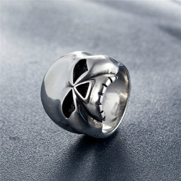 Magic Ring~Drop shipping 2020 New Cool Stainless Steel Fashion Punisher Skull Ring Punk Unqiue Jewelry For Men HF557