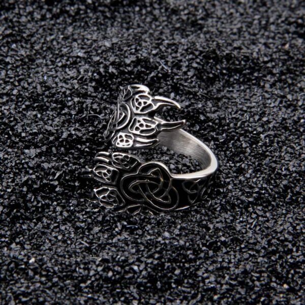 Magic Ring~  new style Stainless steel Adjust size Viking Bear claws Ring for men gift