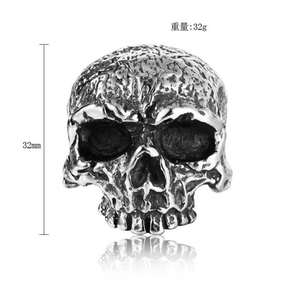 Magic Ring~ Mens Boys Vintage 316L Stainless Steel Rugged Skull Rings Fashion Punk Party Biker Jewelry HF180