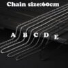 Punk Rock Cross Pendant Necklace For Men Cool Biker Jewelry