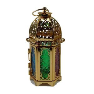 EID Decor Home Decoration Ramadan Lanterns Metal Candle Holder Moroccan Style Religious Holiday Gift