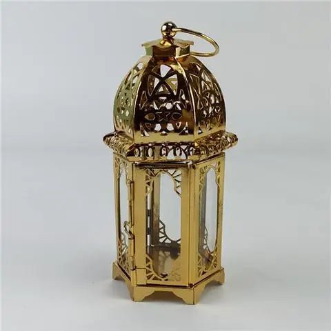 EID Decor Home Decoration Ramadan Lanterns Metal Candle Holder Moroccan Style Religious Holiday Gift
