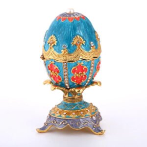 Easter-Egg-Enamel-Painted-Metal-Home-Decor-Ishtar-Catholic-Church-Utensils-Orthodox-Jewelry-Box-Rhinestones-Trinket Easter Egg Enamel Painted Metal Home Decor Ishtar Catholic Church Utensils Orthodox Jewelry Box Rhinestones Trinket Craft Gift