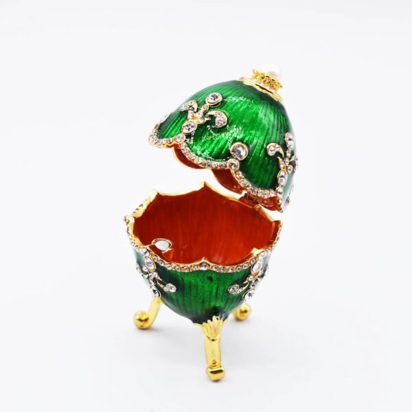 Easter Egg Metal Home Decor Cathilic Enamel Ishtar Church Utensils Christmas Gift Jewely Organizer