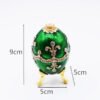 Easter Egg Metal Home Decor Cathilic Enamel Ishtar Church Utensils Christmas Gift Jewely Organizer