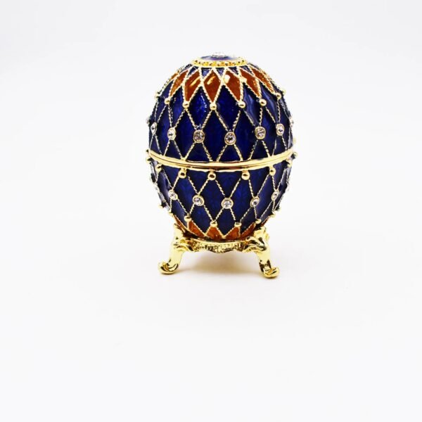 Easter Egg Metal Home Decor Cathilic Enamel Ishtar Church Utensils Christmas Gift Jewely Organizer