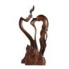 Eternal Love Home Decor Wooden Decor, Tabletop Sculpture, Couple Kissing Love Art, Statue, Couple Gift