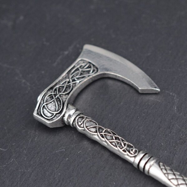 Ethic Dragon Hairsticks Silver Axe Sword Hair Accessories Witch Snake Triple Moon Pentagram Hairpin Hair Stick