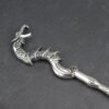 Ethic Dragon Hairsticks Silver Axe Sword Hair Accessories Witch Snake Triple Moon Pentagram Hairpin Hair Stick