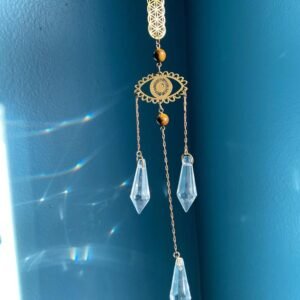 Exotic Eyes Sun Sun Catcher Crystal Light Catcher Handmade Catcher Witchy Suncatcherprism|rainbow Maker