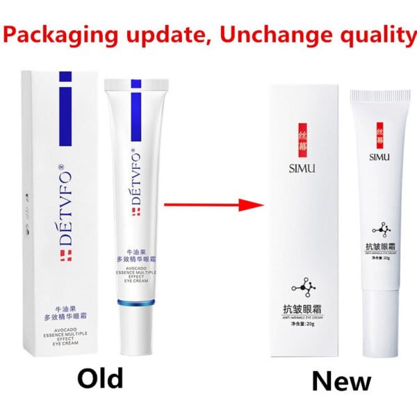 Eye Cream Instant Anti Aging Remove Dark Circles Wrinkle Removal Bags Puffiness Fade Eye Fine Line Skin Face Tighten Korean Care
