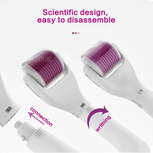 Face Derma Roller Microneedle Dermaroller Derma Pen Dermapen Micro Needle Roller For Eye Face Body Dermaroller Beauty Skin Tool - Microcurrent Face Massage Devices