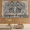Face To Face Skull Tapestry Kawaii Room Decor Witchcraft Tapestry Wall Hanging Boho Decor Tapestry  Wall Decor
