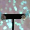 Fairy Wing Earrings,Cottagecore, Fairycore Angel Wings Iridescent Mirror Acrylic Ear Studs