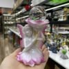 Fantasy Flower Fairy Statue Display for Crystal Ball Base Holder Collectible Figurine Cute Home Decoration Resin Sculpture Gift