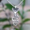 Fashion 3D  New Cobra Snake Pendant Necklace Fashion Metal Chain Jewelry Animal Accessories