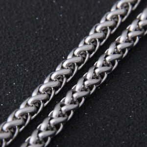 Viking Magic~Fashion Jewelry Hip Hop Chain Necklace 3 mm Exaggerated Personality Long Stainless Steel Necklace For Man