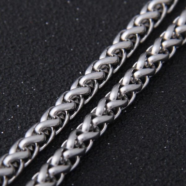 Viking Magic~Fashion Jewelry Hip Hop Chain Necklace 3 mm Exaggerated Personality Long Stainless Steel Necklace For Man