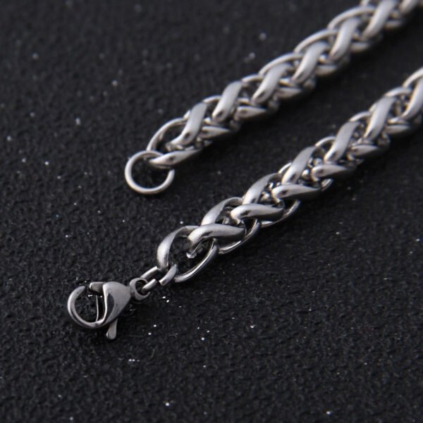 Viking Magic~Fashion Jewelry Hip Hop Chain Necklace 3 mm Exaggerated Personality Long Stainless Steel Necklace For Man