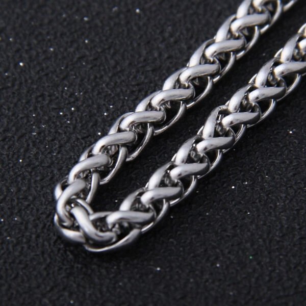Viking Magic~Fashion Jewelry Hip Hop Chain Necklace 3 mm Exaggerated Personality Long Stainless Steel Necklace For Man