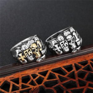 Magic Ring~Fashion Stainless Steel Ring 2018 men fist product punk personality New jewelry  HF187