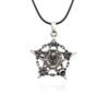 Steampunk Inverted Pentagram Star God Goat Head Pendant Necklace Satan Satan Mysterious Metal DIY Necklace in Jewelry