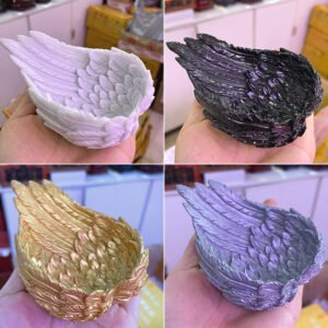 Feather-Wings-Resin-Crystal-Ball-Holder-Display-Stand-Ornaments-Suitable-for-4-6cm-Ball Feather Wings Resin Crystal Ball Holder Display Stand Ornaments Suitable for 4-6cm Ball