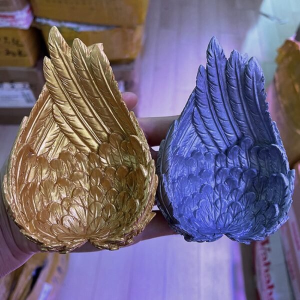 Feather Wings Resin Crystal Ball Holder Display Stand Ornaments Suitable for 4-6cm Ball