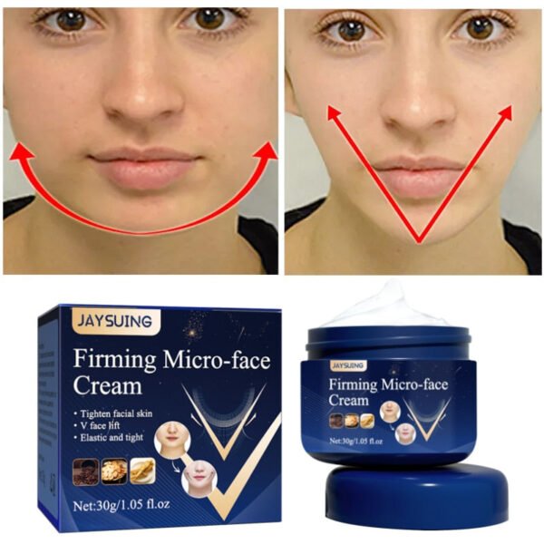 Firming Face-lift Slimming Cream V-Shape Slimming Removal Masseter Muscle Double Chin Face Fat Burning Anti-Wrinkle Products 30g